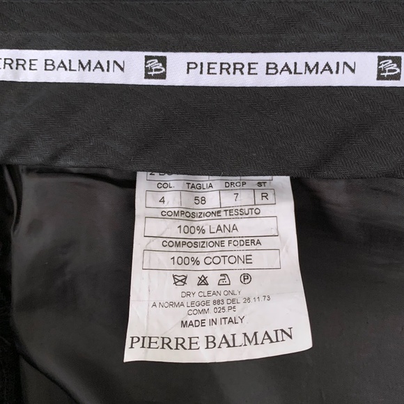 Pierre Balmain flat tab front wool dress short - Picture 5 of 6